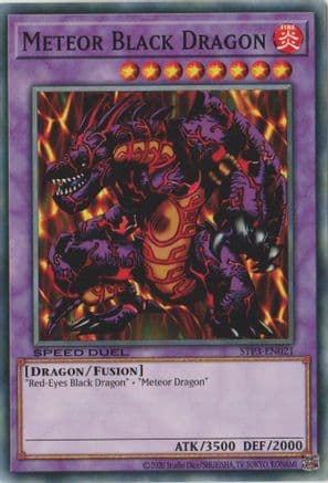 Meteor Black Dragon — Speed Duel: Tournament Pack 3 Yu-Gi-Oh! card by Studio Dice