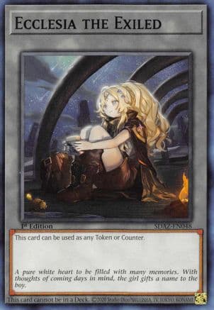 Ecclesia the Exiled — Structure Deck: Albaz Strike Yu-Gi-Oh! card by Studio Dice/SHUEISHA, TV TOKYO, KONAMI