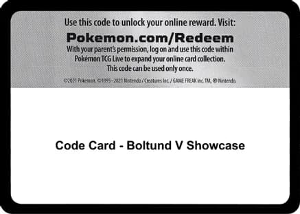 Code Card - Boltund V Showcase — Miscellaneous Cards & Products