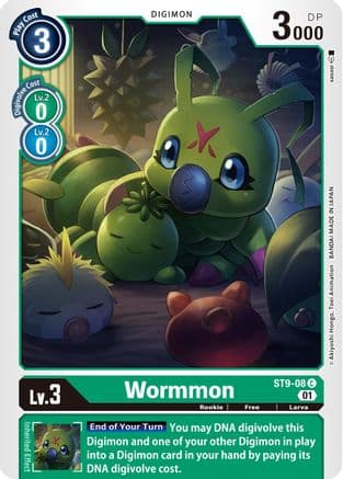 Wormmon — Starter Deck 09: Ultimate Ancient Dragon