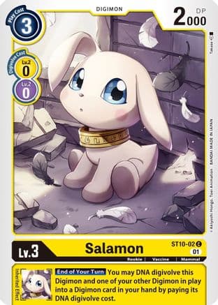 Salamon — Starter Deck 10: Parallel World Tactician Digimon Card Game card by Takase