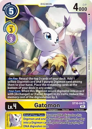Gatomon — Starter Deck 10: Parallel World Tactician Digimon Card Game card by Takashi