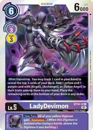 LadyDevimon — Digimon Card Game card