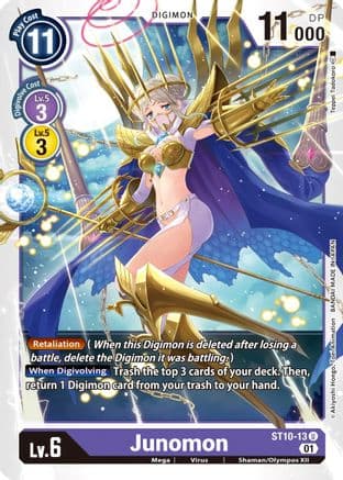 Junomon — Starter Deck 10: Parallel World Tactician Digimon Card Game card by Teppei Tadokoro