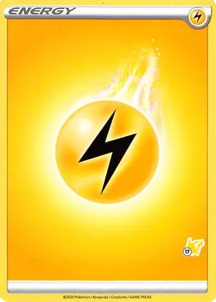 Lightning Energy (#17 Pikachu Stamped) — Battle Academy 2022