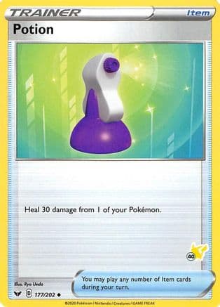 Potion - 177/202 (#40 Pikachu Stamped) — Battle Academy 2022 Pokémon TCG card by Ryo Ueda