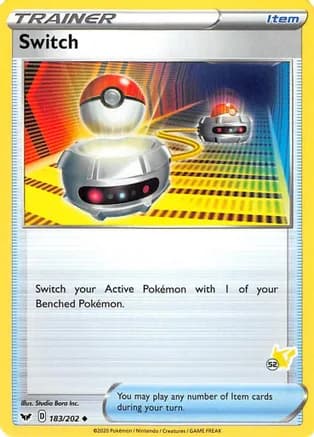 Switch - 183/202 (#52 Pikachu Stamped) — Battle Academy 2022