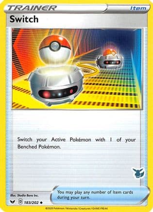 Switch - 183/202 (Eevee Stamped) — Battle Academy 2022 Pokémon TCG card by Studio Bora Inc.