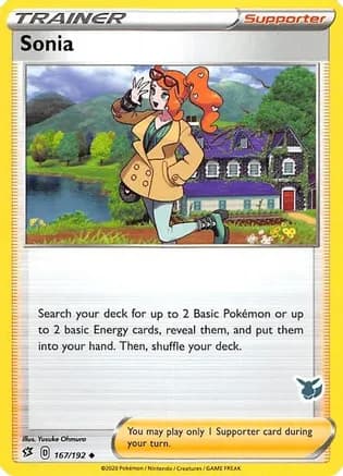 Sonia - 167/192 (Eevee Stamped) — Battle Academy 2022