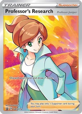 Professor's Research [Professor Juniper] - SWSH152 — SWSH: Sword & Shield Promo Cards