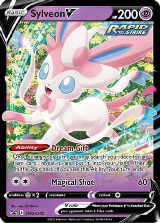 Sylveon V - SWSH202 — SWSH: Sword & Shield Promo Cards