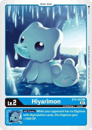 Hiyarimon — New Awakening Digimon Card Game card by Akiyoshi Hongo, Toei Animation