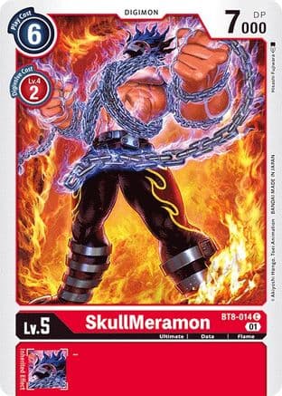 SkullMeramon — New Awakening Digimon Card Game card by Hitoshi Fujiwara