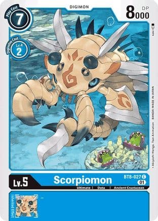 Scorpiomon — New Awakening Digimon Card Game card by koki