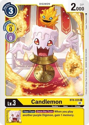Candlemon — New Awakening Digimon Card Game card by Teruaki_T.