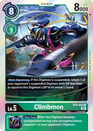 Climbmon — New Awakening Digimon Card Game card by Hikari Fujiwara