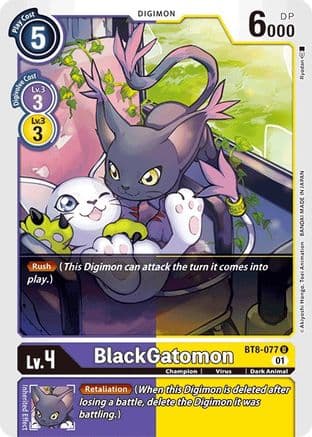 BlackGatomon — New Awakening Digimon Card Game card by Ryodan