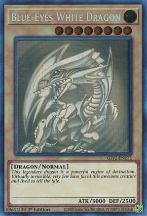 Blue-Eyes White Dragon (Ghost Rare) — Ghosts From the Past: The 2nd Haunting