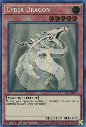 Cyber Dragon (Ghost Rare) — Yu-Gi-Oh! card