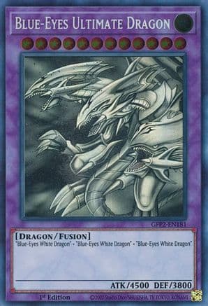Blue-Eyes Ultimate Dragon (Ghost Rare) — Yu-Gi-Oh! card