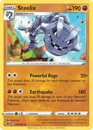 Steelix - 139/264 — Deck Exclusives Pokémon TCG card by Ryuta Fuse