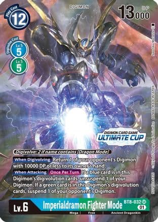 Imperialdramon Fighter Mode - BT8-032 (Ultimate Cup 2022) — New Awakening