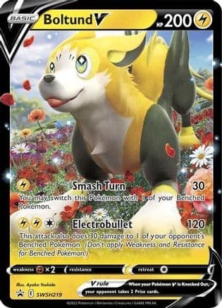 Boltund V - SWSH219 — SWSH: Sword & Shield Promo Cards