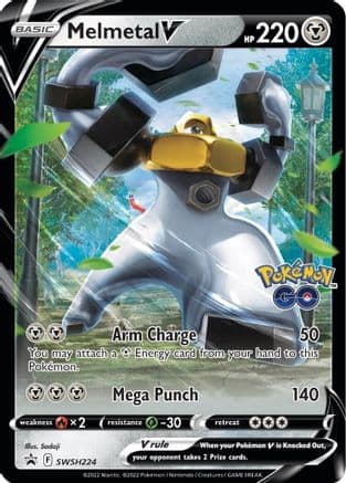 Melmetal V - SWSH224 — SWSH: Sword & Shield Promo Cards