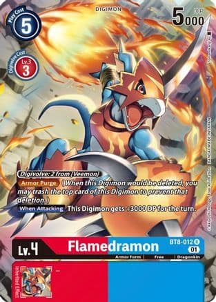 Flamedramon (Alternate Art) — New Awakening