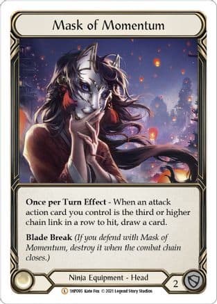 Mask of Momentum — Flesh and Blood card