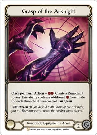 Grasp of the Arknight — Flesh and Blood card
