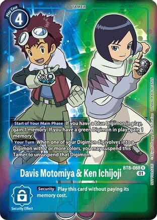 Davis Motomiya & Ken Ichijoji (Box Topper) — New Awakening