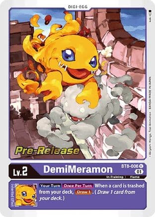 DemiMeramon — New Awakening Pre-Release Cards