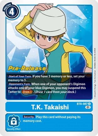 T.K. Takaishi — New Awakening Pre-Release Cards
