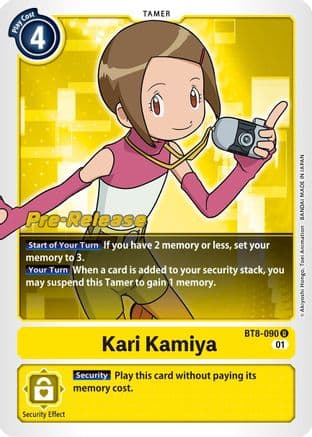 Kari Kamiya — Digimon Card Game card