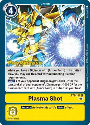 Plasma Shot — New Awakening Pre-Release Cards