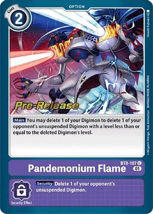 Pandemonium Flame — New Awakening Pre-Release Cards