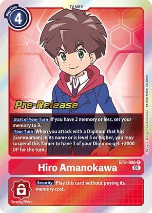 Hiro Amanokawa — New Awakening Pre-Release Cards