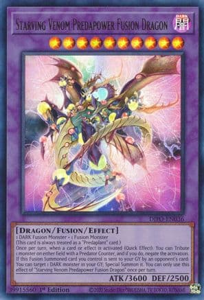 Starving Venom Predapower Fusion Dragon — Dimension Force