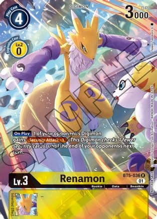 Renamon (Tamer's Card Set 1) — Battle of Omni