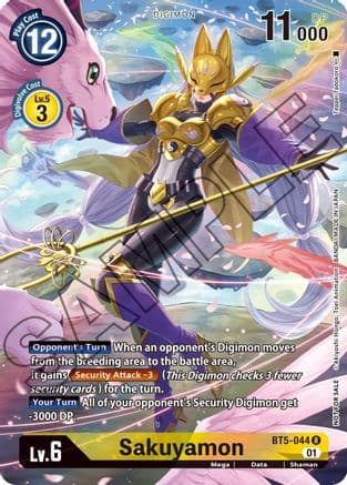 Sakuyamon (Tamer's Card Set 1) — Battle of Omni