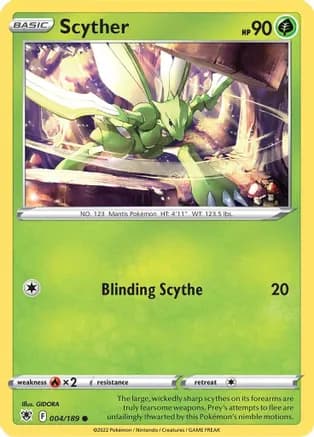 Scyther (004) — SWSH10: Astral Radiance