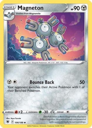 Magneton — SWSH10: Astral Radiance Pokémon TCG card by Saya Tsuruta