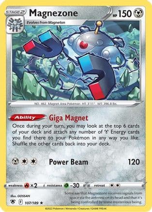 Magnezone — SWSH10: Astral Radiance Pokémon TCG card by GOSSAN