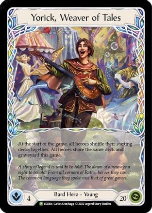 Yorick, Weaver of Tales - LSS004 — Flesh and Blood: Promo Cards