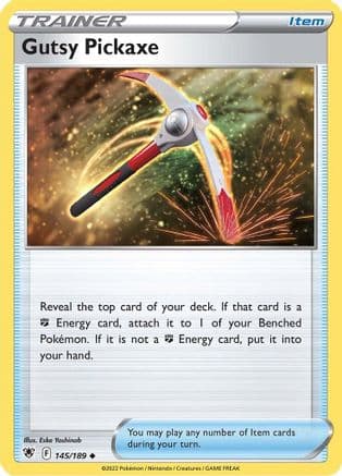 Gutsy Pickaxe — SWSH10: Astral Radiance Pokémon TCG card by Eske Yoshinob