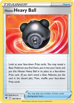 Hisuian Heavy Ball — SWSH10: Astral Radiance Pokémon TCG card by Studio Bora Inc.