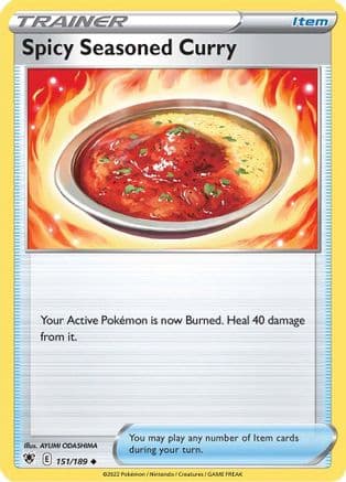 Spicy Seasoned Curry — SWSH10: Astral Radiance Pokémon TCG card by AYUMI ODASHIMA
