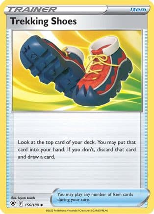 Trekking Shoes — SWSH10: Astral Radiance Pokémon TCG card by Toyste Beach