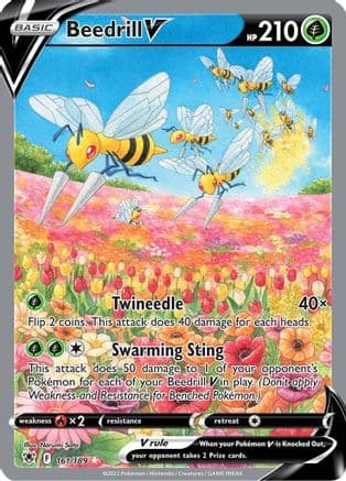 Beedrill V (Alternate Full Art) — Pokémon TCG card